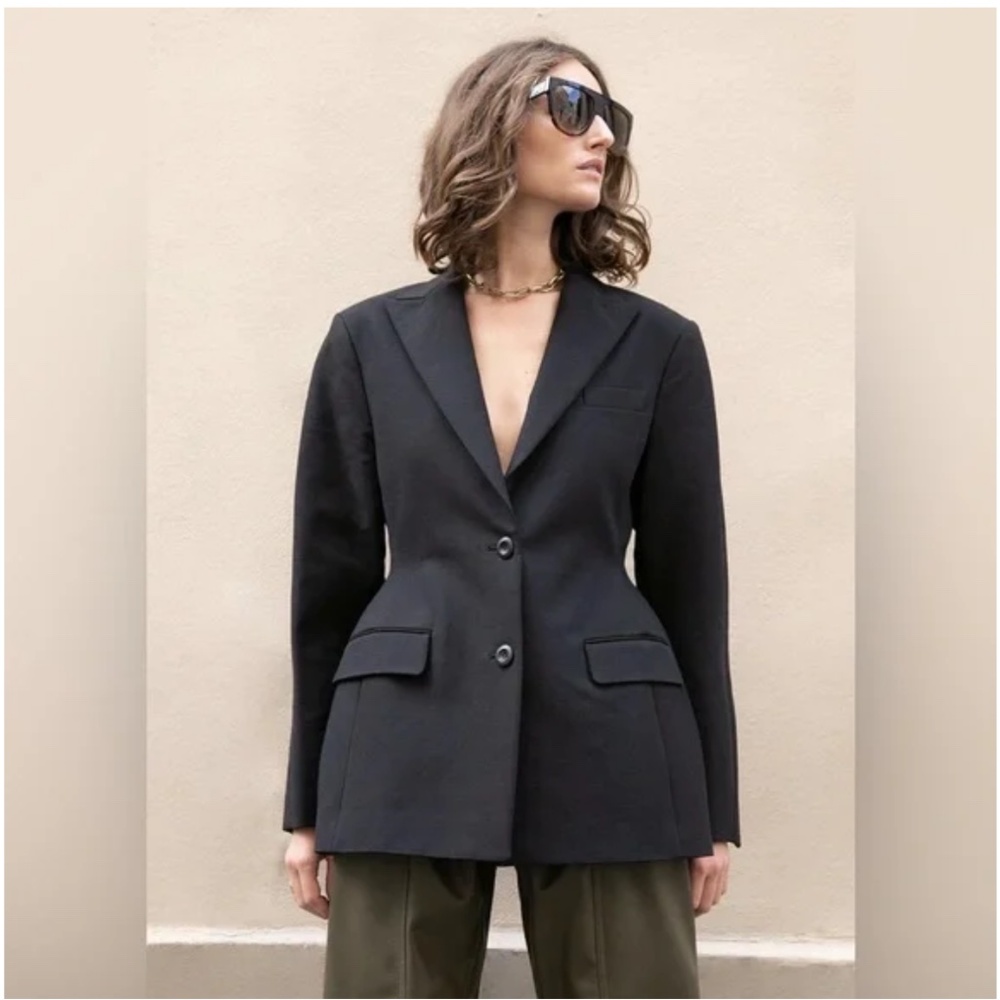 The Frankie Shop Colette Hourglass Blazer